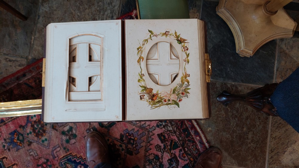 Late Victorian Leather Bound Photo Album View VII