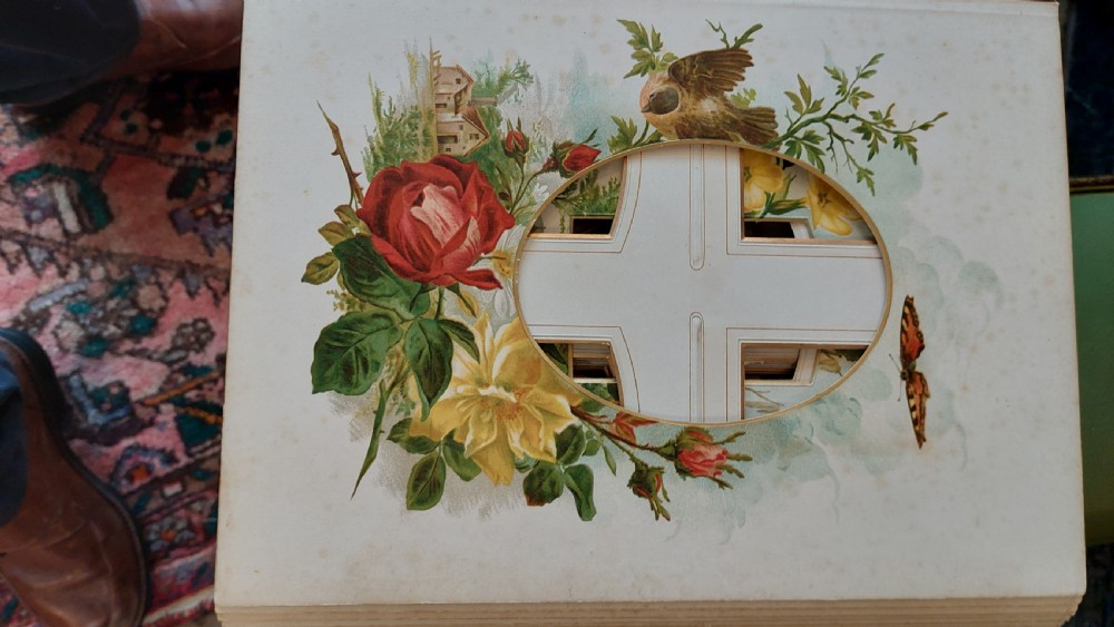 Late Victorian Leather Bound Photo Album View VIII