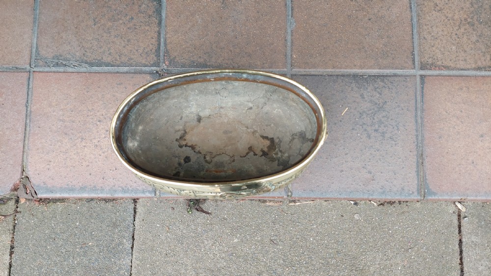 Late Victorian Art Nouveau Oval Planter View II