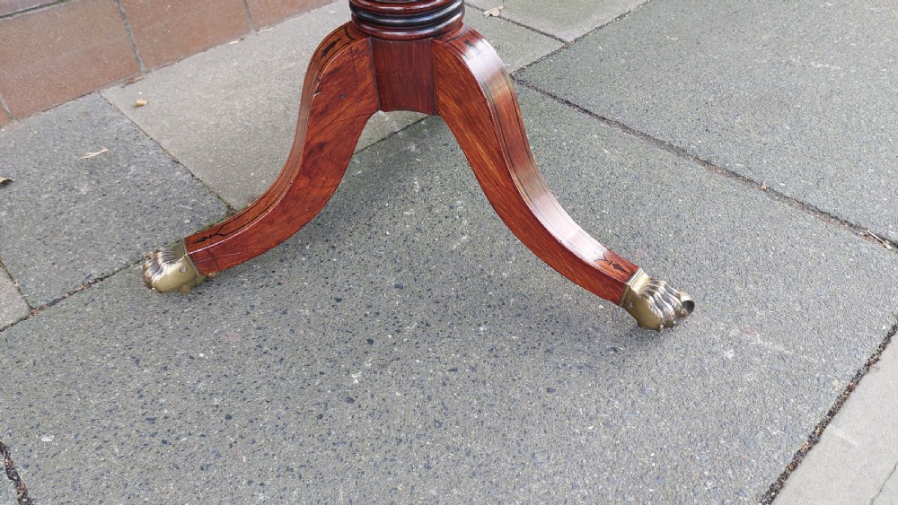 Late George III Mahogany Folding Dumb Waiter View VIII