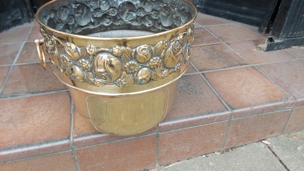 Edwardian Brass Jardiniere View III