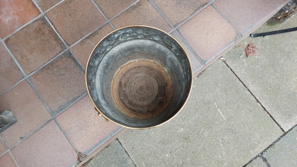 Edwardian Brass Jardiniere View V