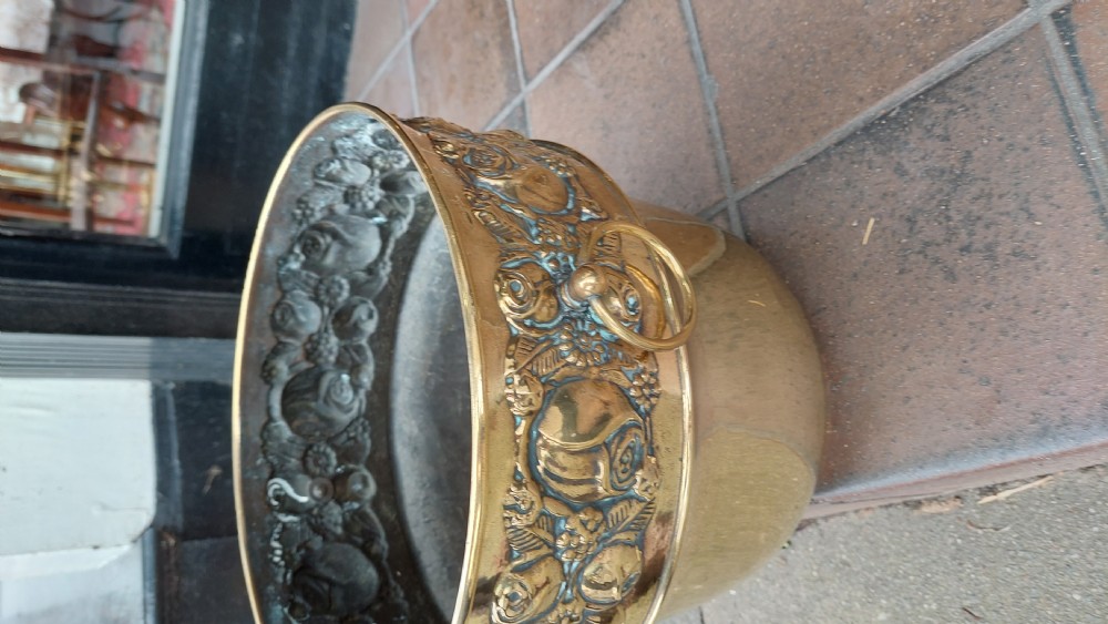 Edwardian Brass Jardiniere View VI