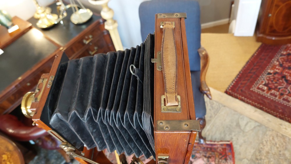 Edwardian Camera on Tripod Stand View XIV