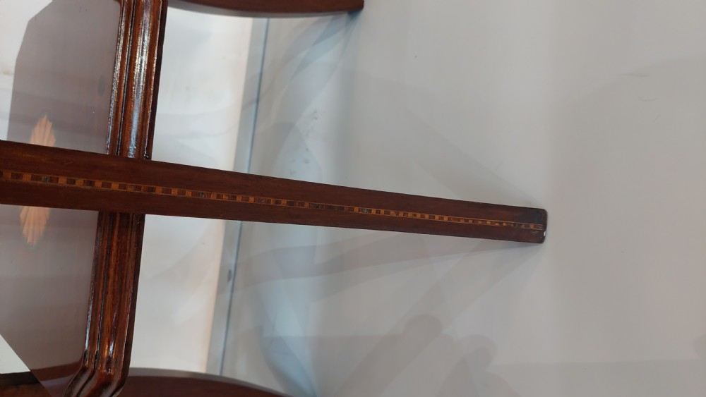 Edwardian Mahogany Torchere Plant Stand View VI