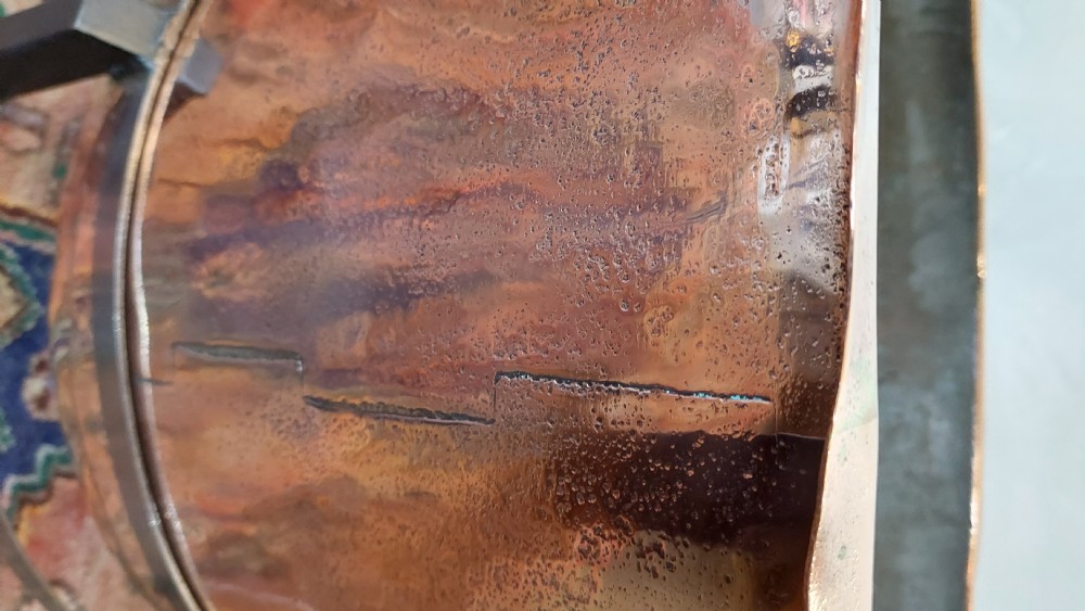 Very Large 19thC Copper Log Receiver View VI