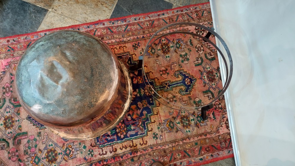 Very Large 19thC Copper Log Receiver View VII