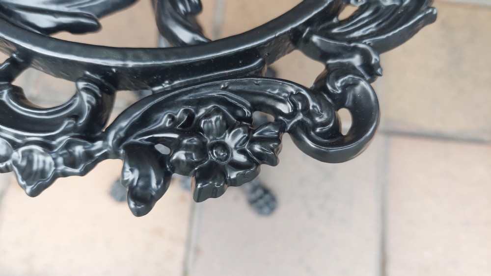 19th Cast Iron Trivet Stand View V