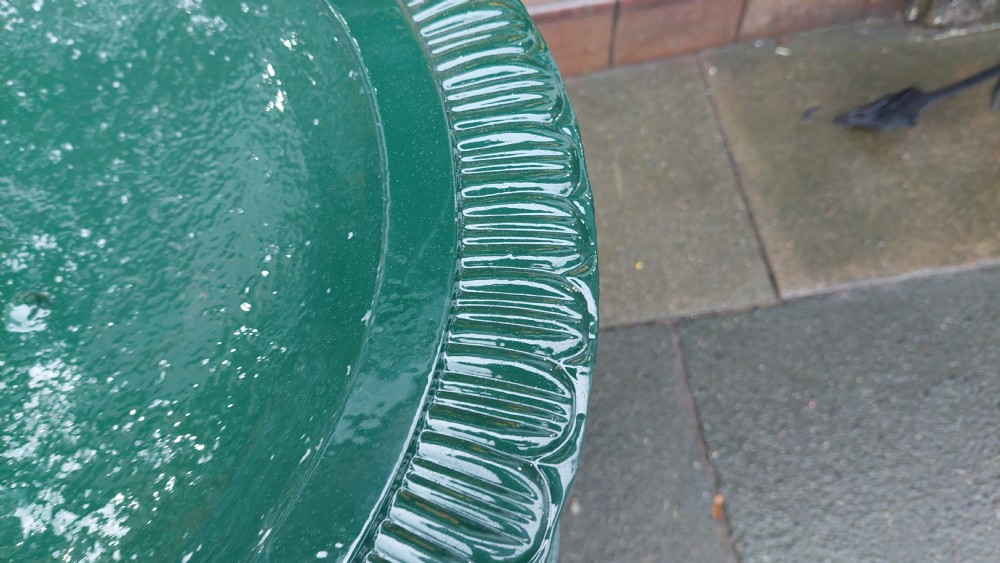Early 20th Century Cast-Iron Bird Bath View VIII