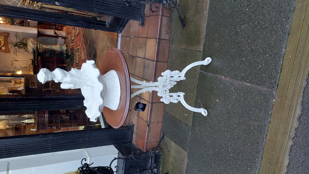 Early 20thC Cast Iron Table Top Bird Bath View II
