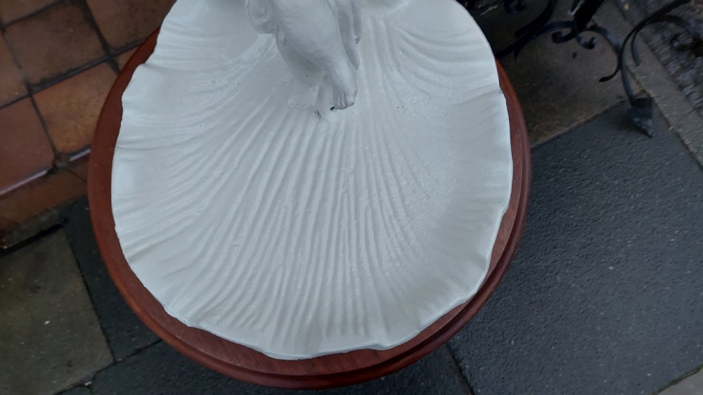 Early 20thC Cast Iron Table Top Bird Bath View VI
