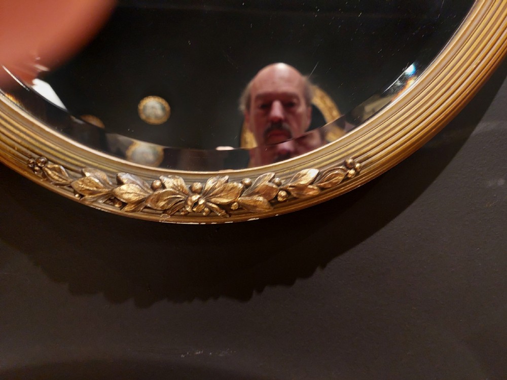 Early 20thC Adam Style Gilt Wood Oval Wall Mirror View II