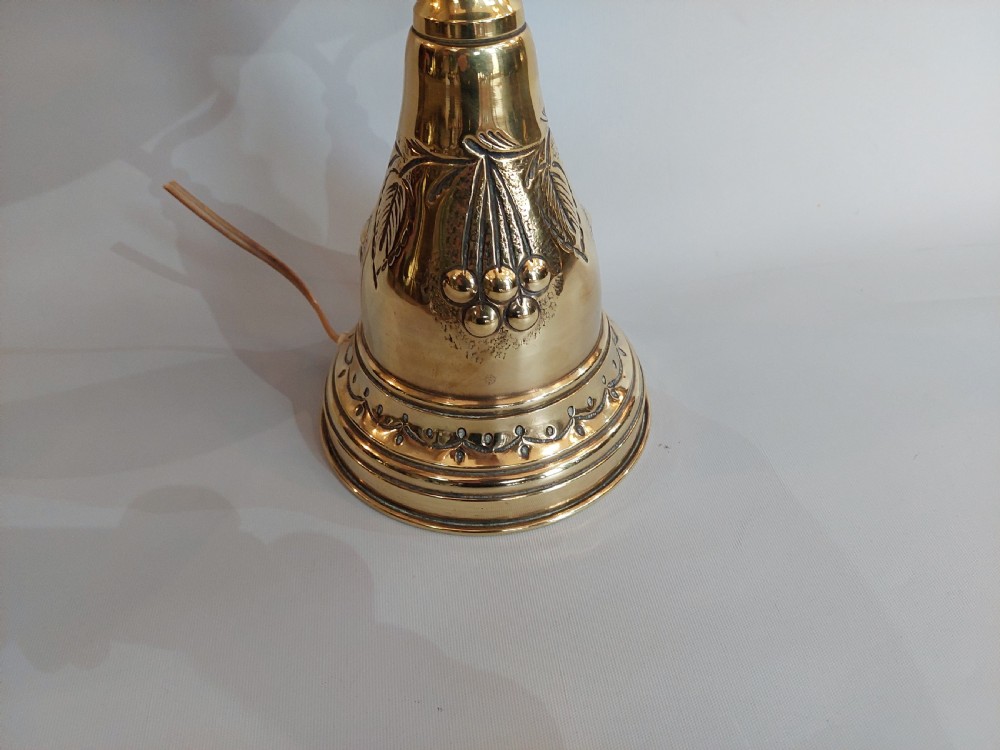Arts and Crafts Brass Table Lamp View IV