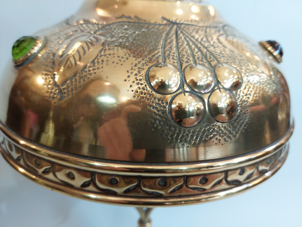 Arts and Crafts Brass Table Lamp View VIII