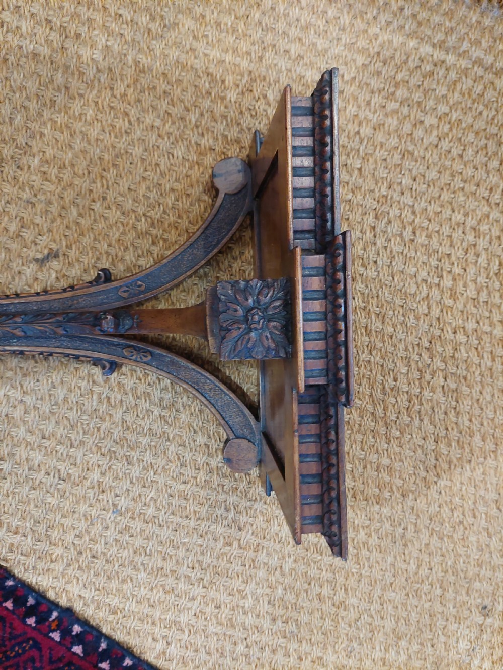 Late 19thC Walnut Wall Bracket  View III