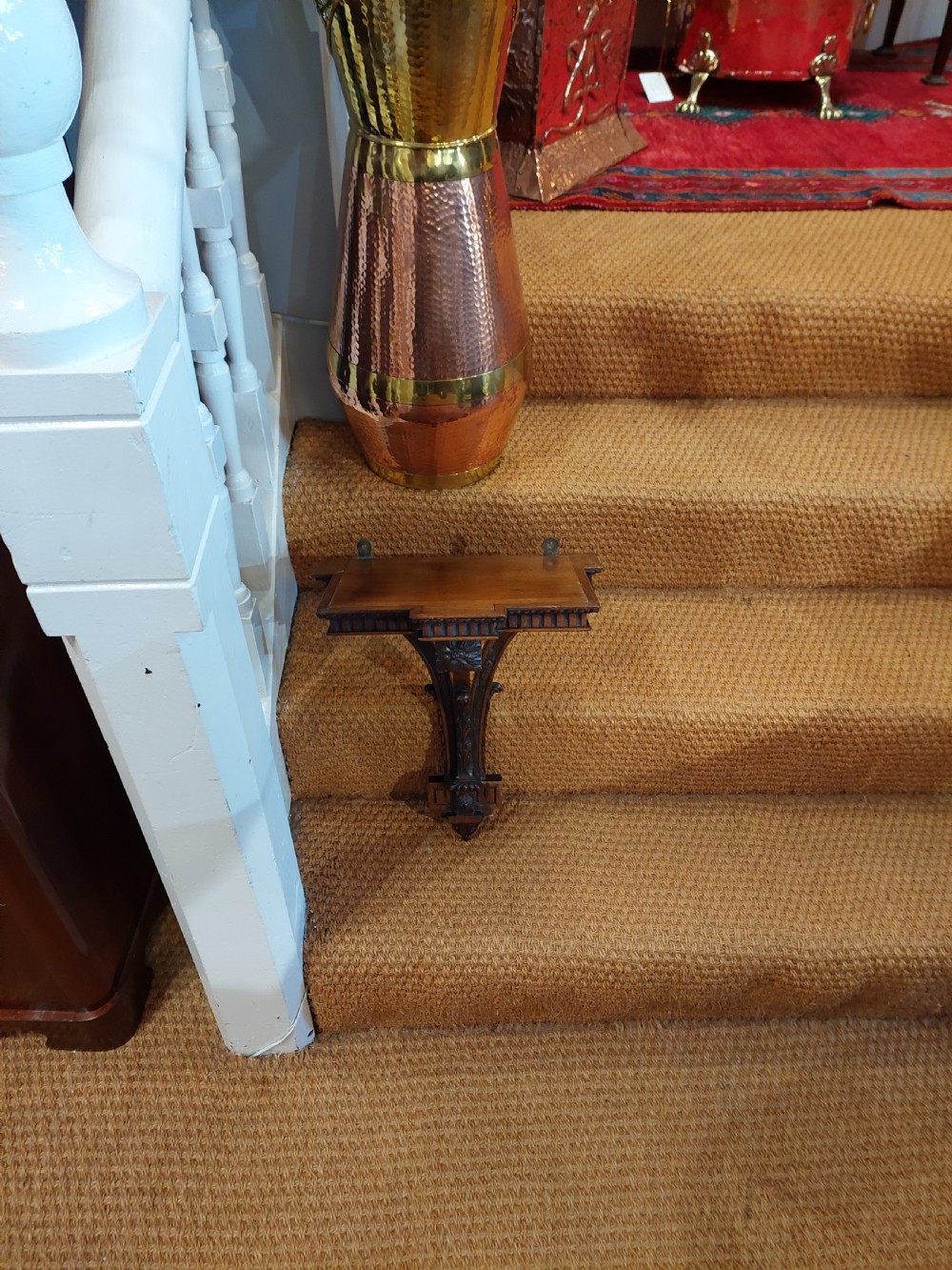 Late 19thC Walnut Wall Bracket  View V