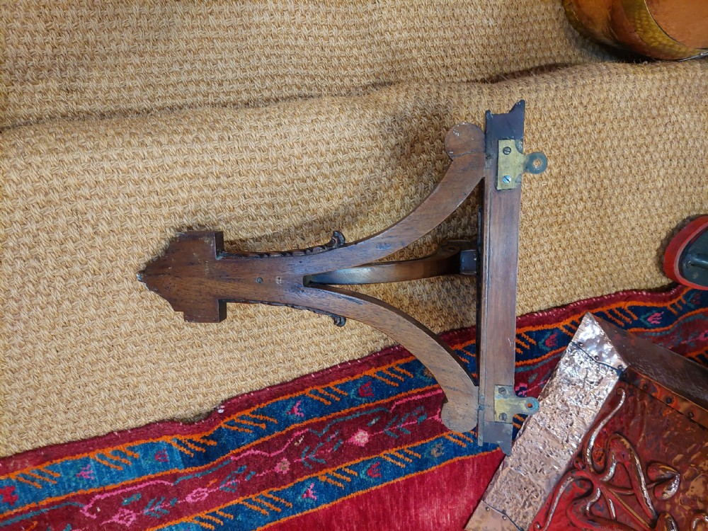 Late 19thC Walnut Wall Bracket  View VII