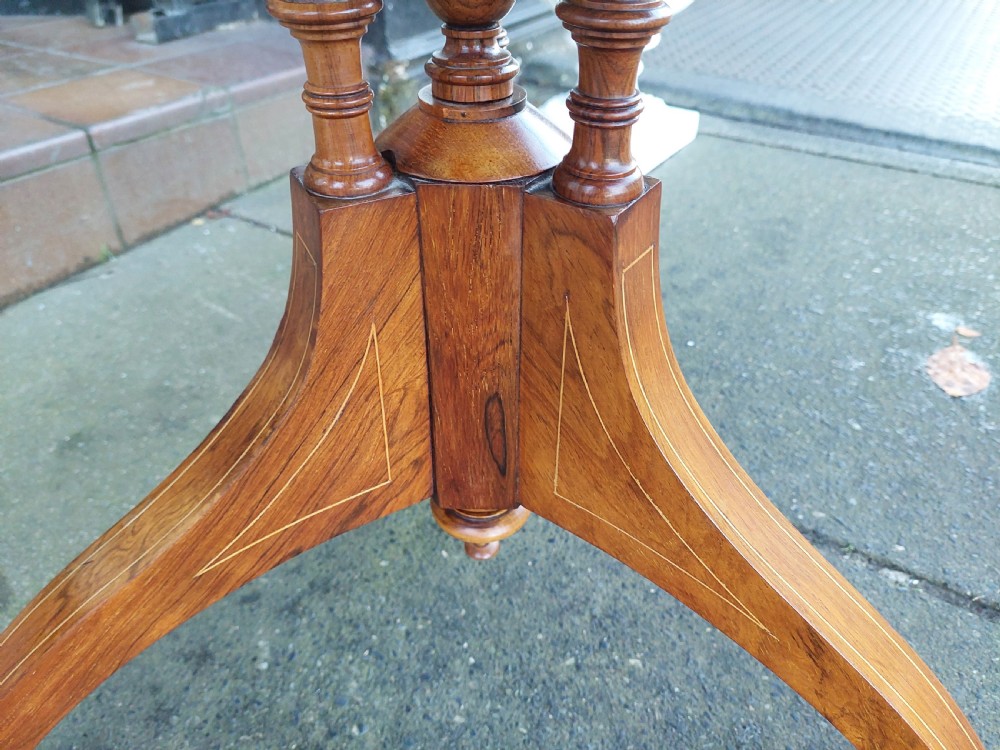 Late Victorian Rosewood Occasional Table View IV