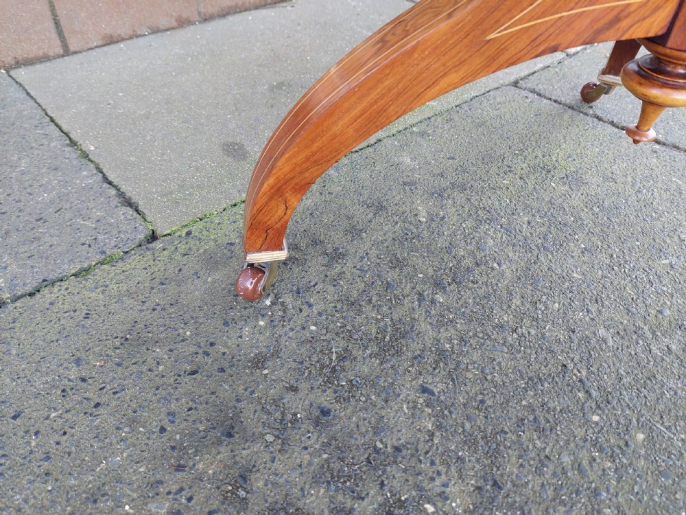 Late Victorian Rosewood Occasional Table View VII