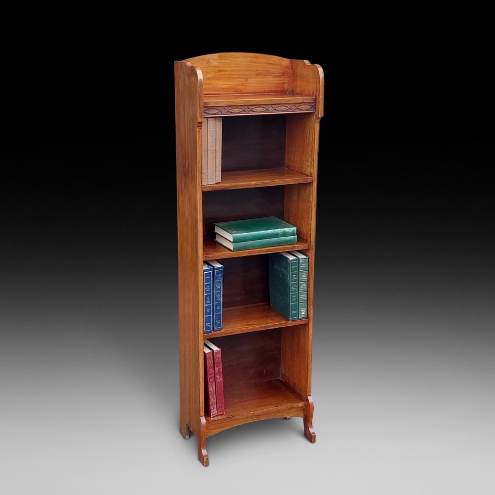 Arts & Crafts Mahogany Open Bookcase