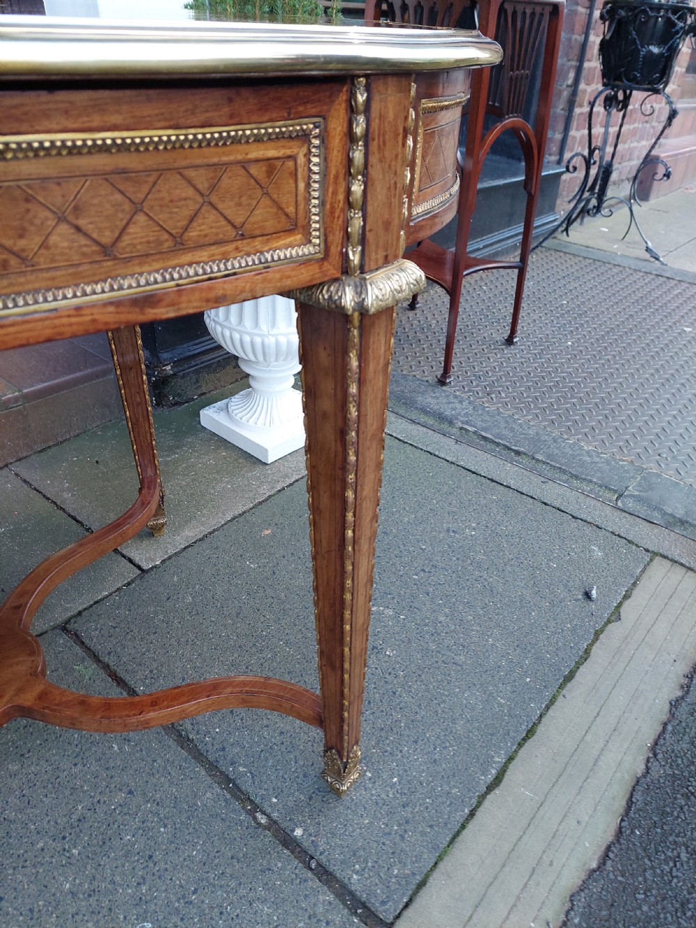 Loius XVI Style Inlaid Centre Table View V