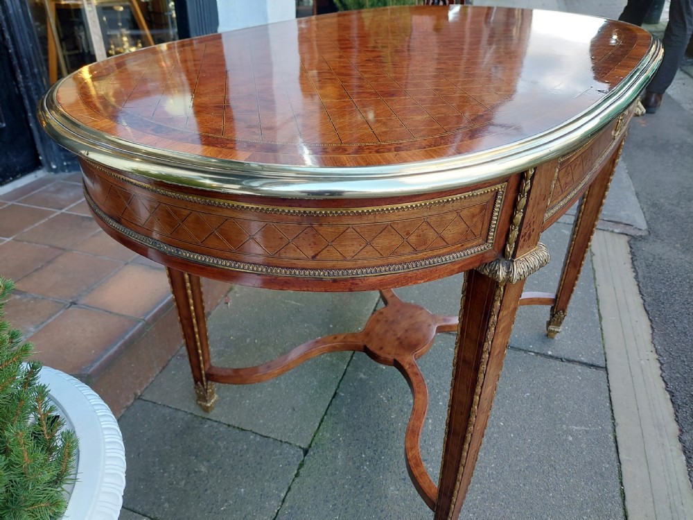 Loius XVI Style Inlaid Centre Table View VII