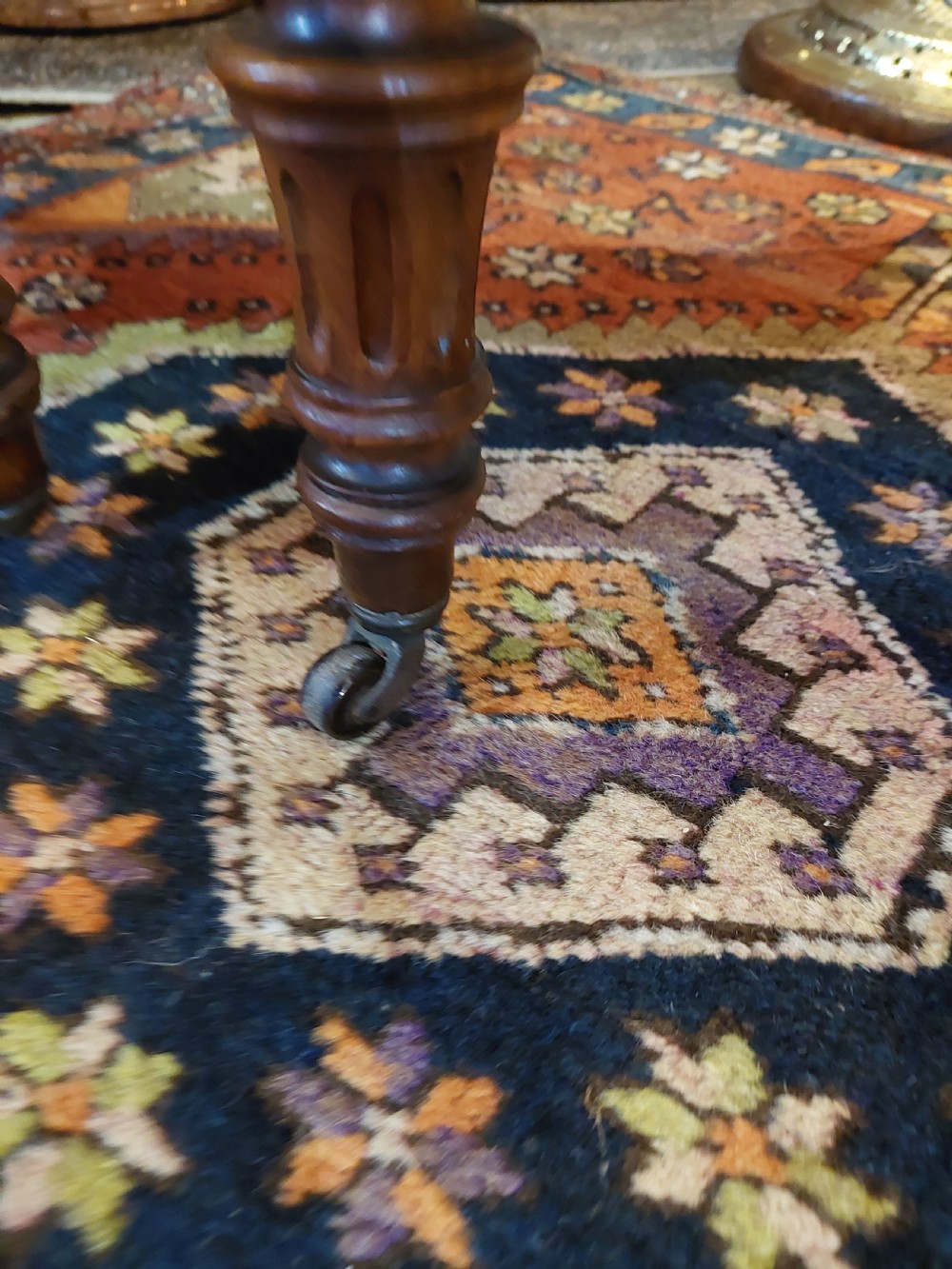 Pair of Victorian Walnut Parlour Chairs View VII