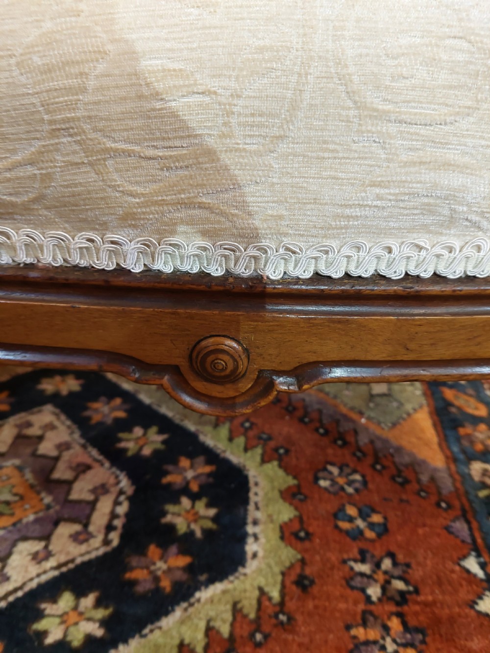 Pair of Victorian Walnut Parlour Chairs View VIII