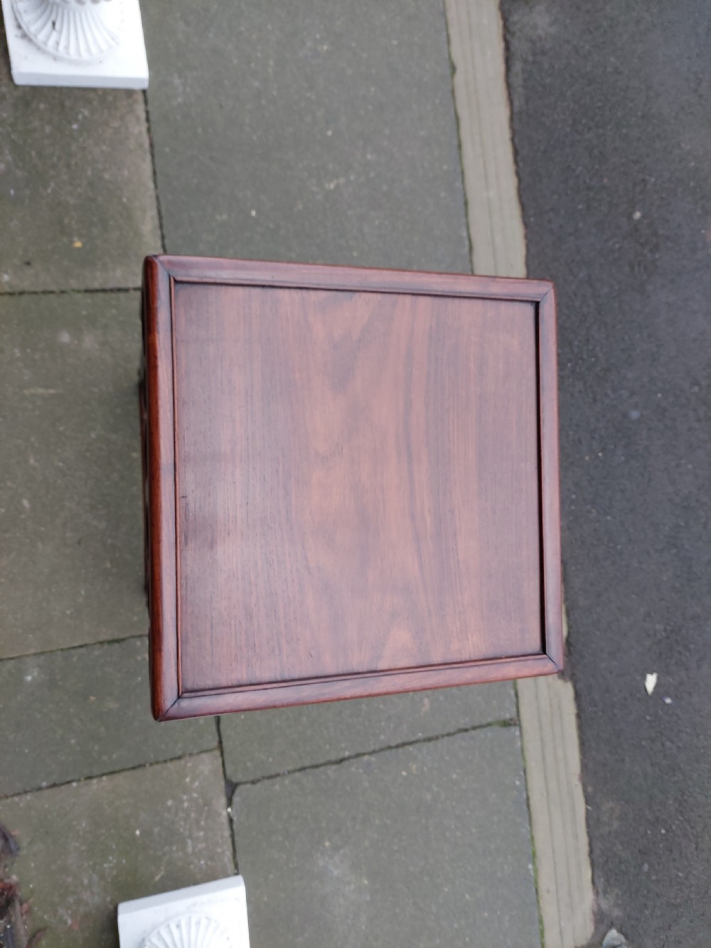 Edwardian Mahogany Chinese Chippendale Style Side Table View II