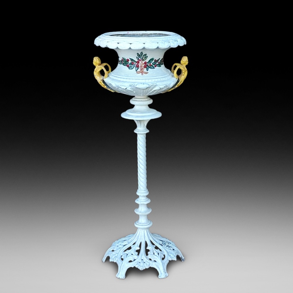 Victorian Cast Metal Jardinière