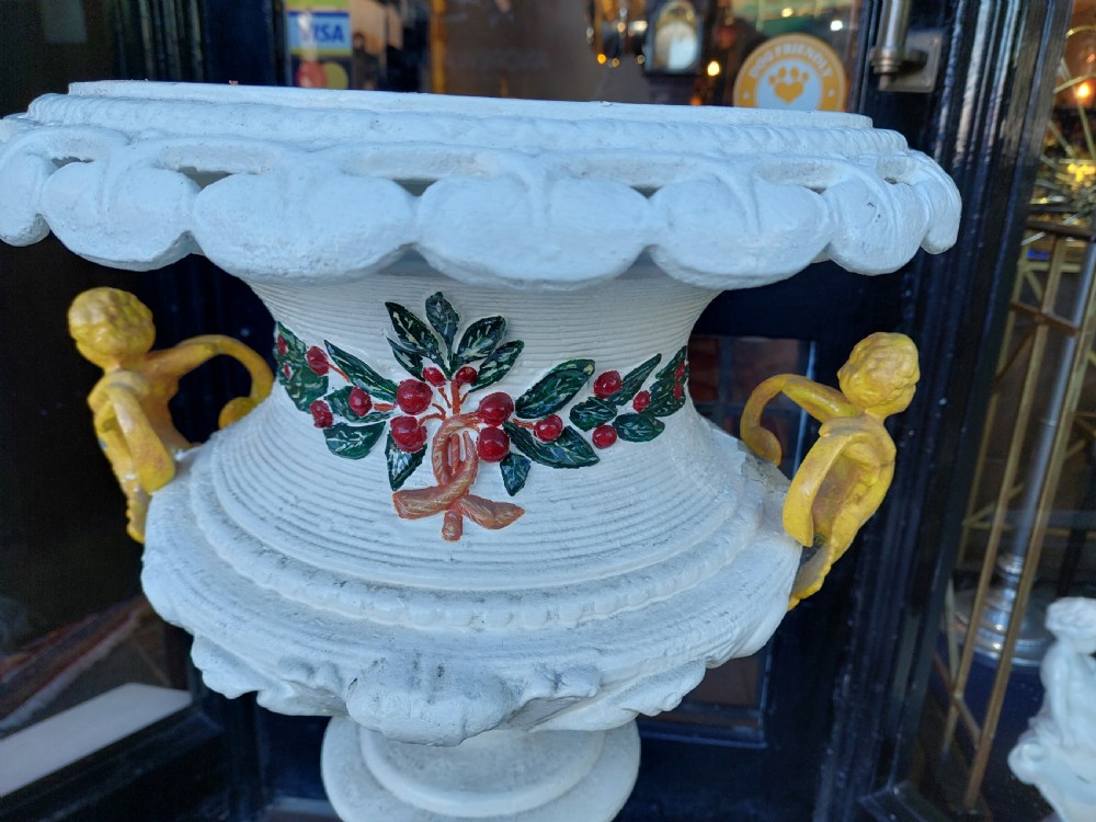 Victorian Cast Metal Jardinière View III