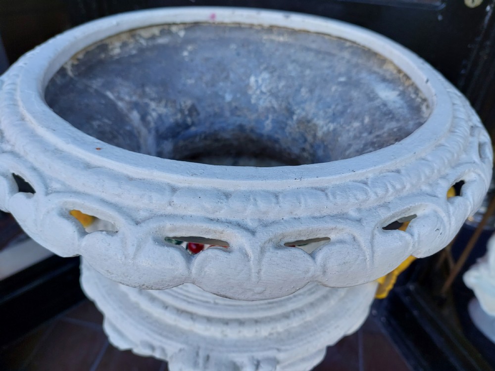 Victorian Cast Metal Jardinière View IV