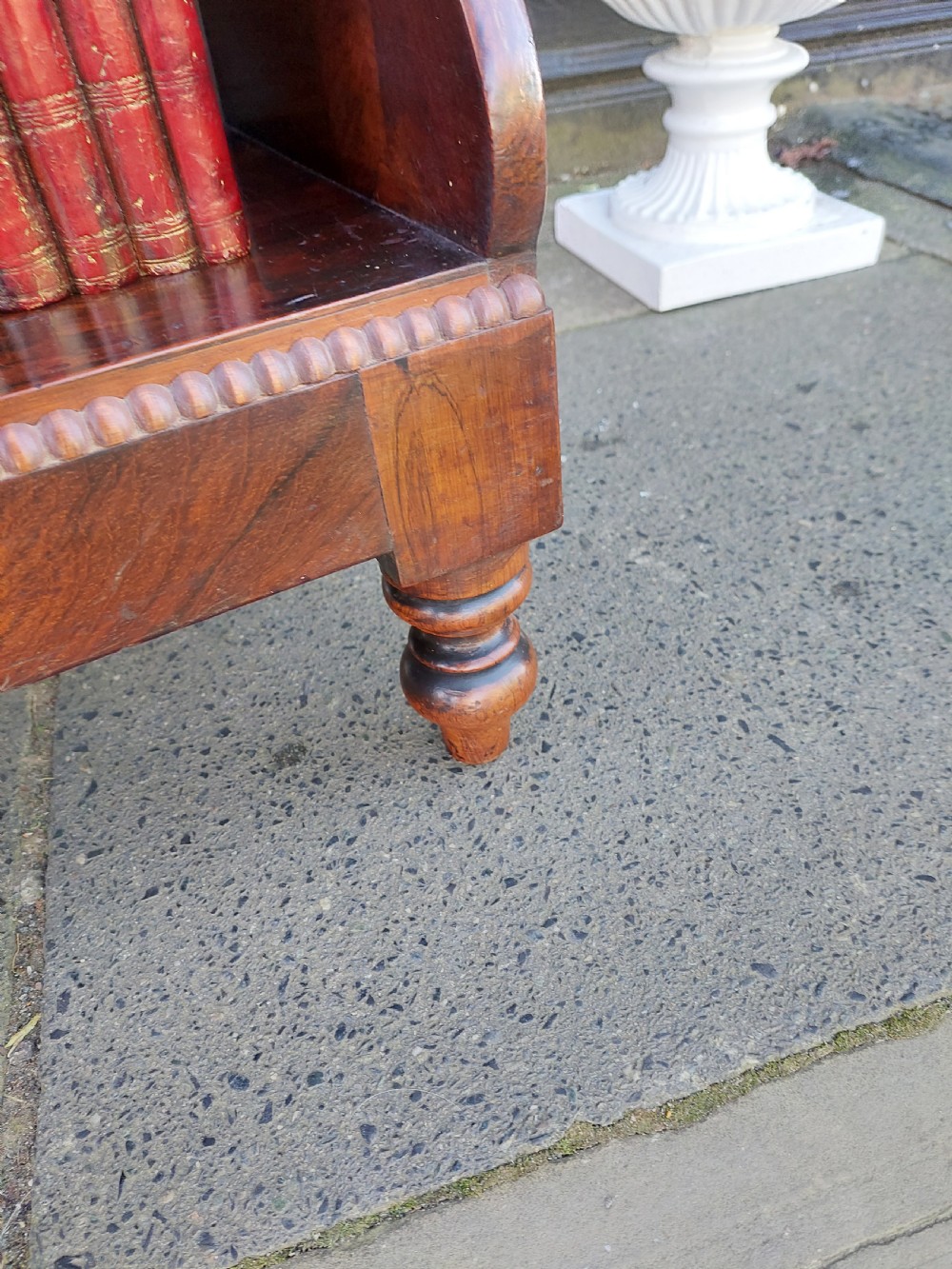 William IV Rosewood Waterfall Bookcase View VIII