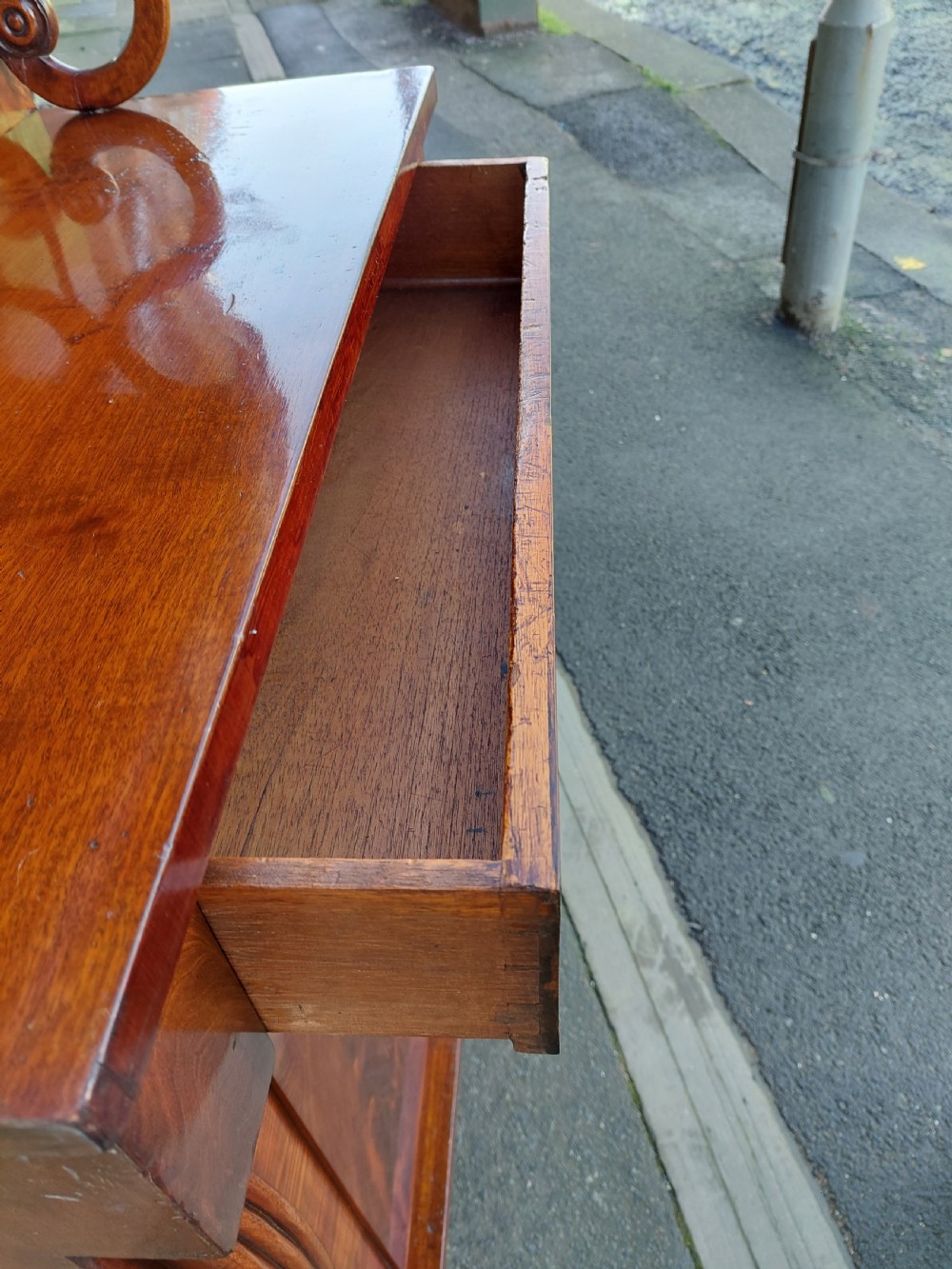 William IV Mahogany Chiffonier View V