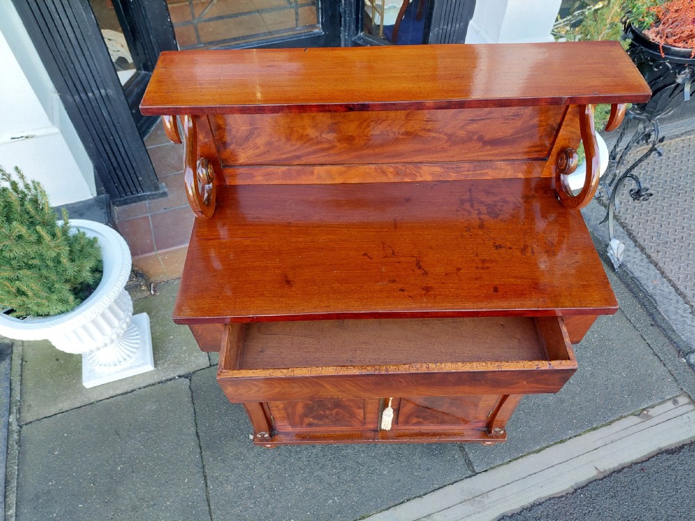 William IV Mahogany Chiffonier View VII