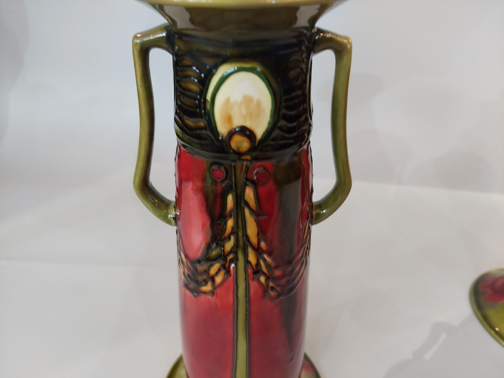 Pair of Minton Secessionist Vases View VII