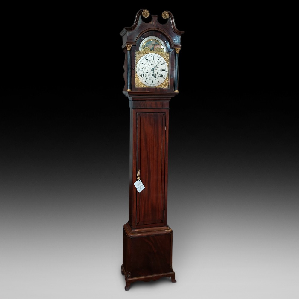 George III Mahogany Timepiece by George Lupton – Altrincham c1780 