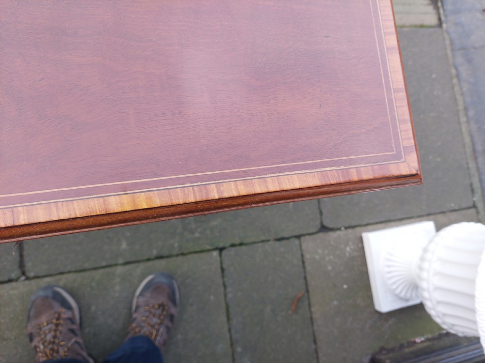 Fine Quality Late 19thC Mahogany Card Table View V