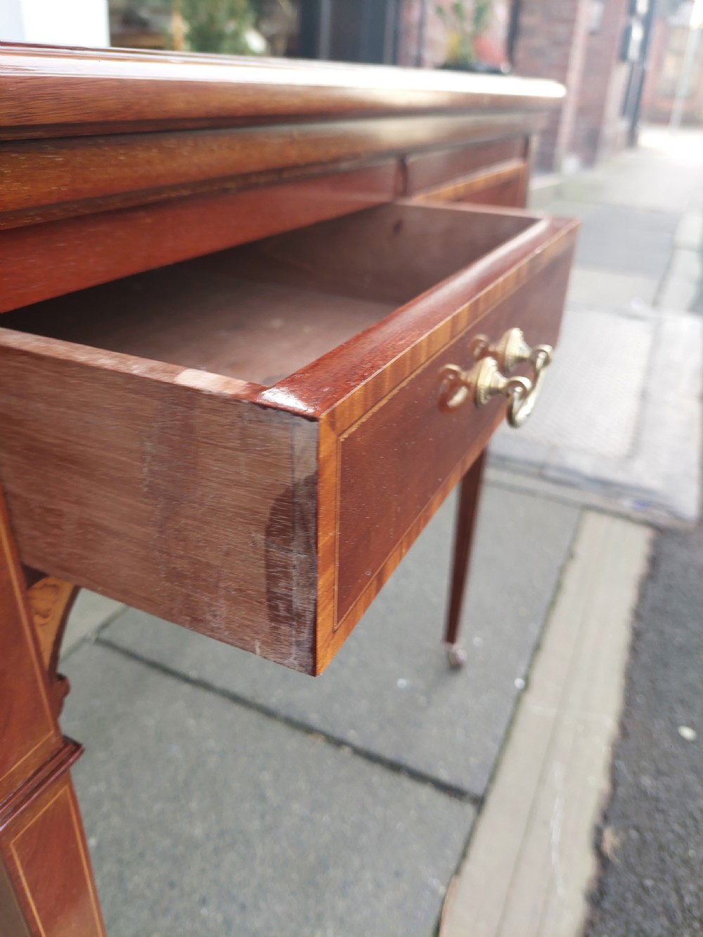 Fine Quality Late 19thC Mahogany Card Table View VII