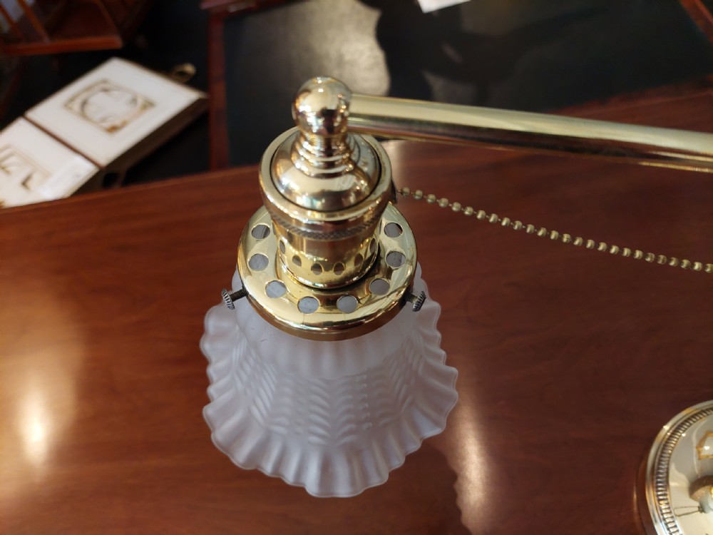 Novelty Brass Table Lamp in the form of Fishing Rod and Reel View VIII