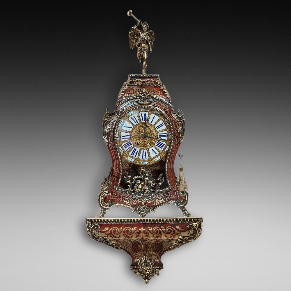 Superb Mid 19thC French Boulle Bracket Clock 