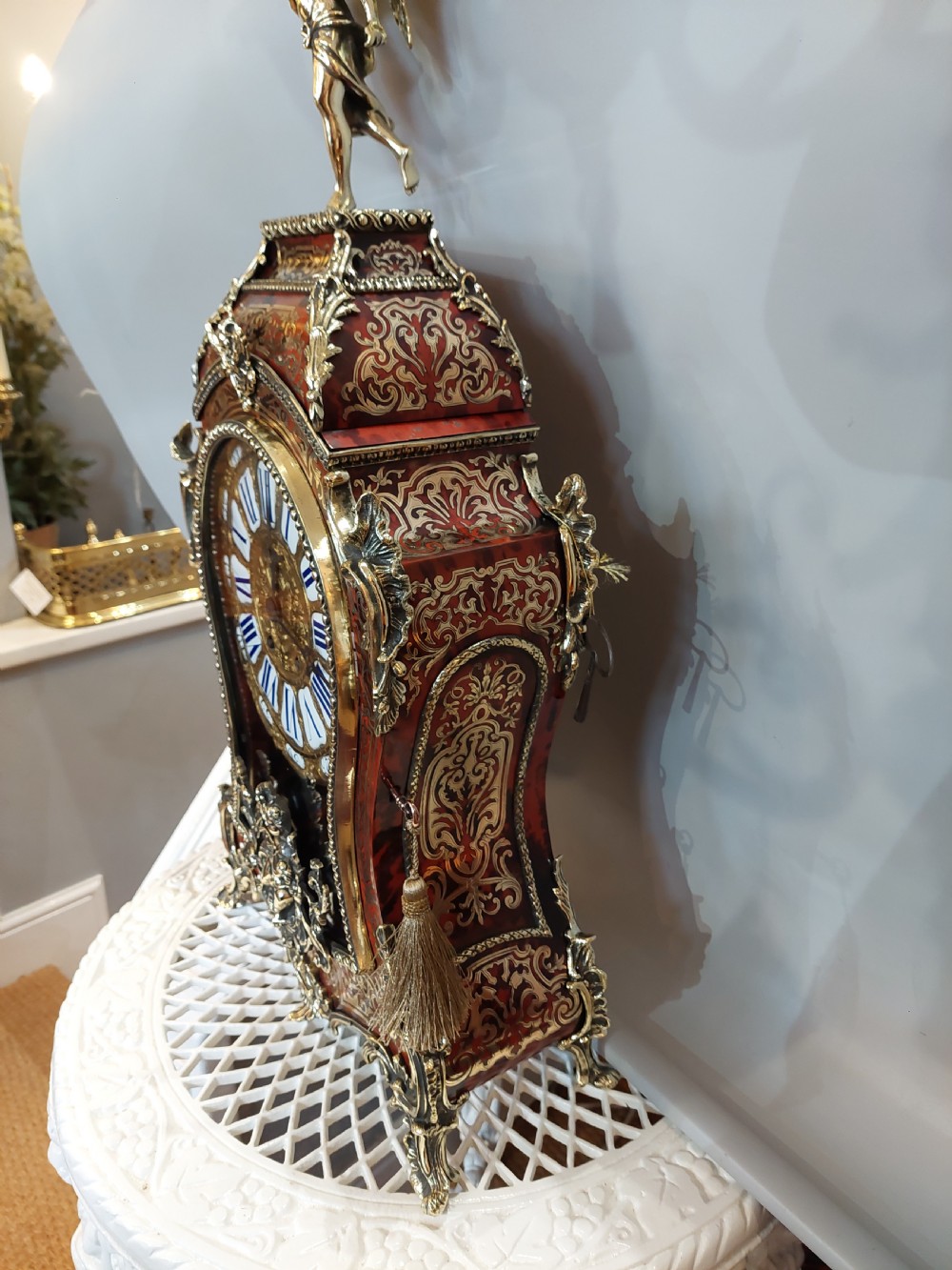 Superb Mid 19thC French Boulle Bracket Clock  View III