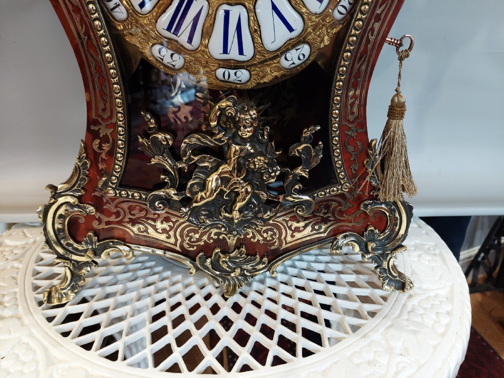 Superb Mid 19thC French Boulle Bracket Clock  View IV