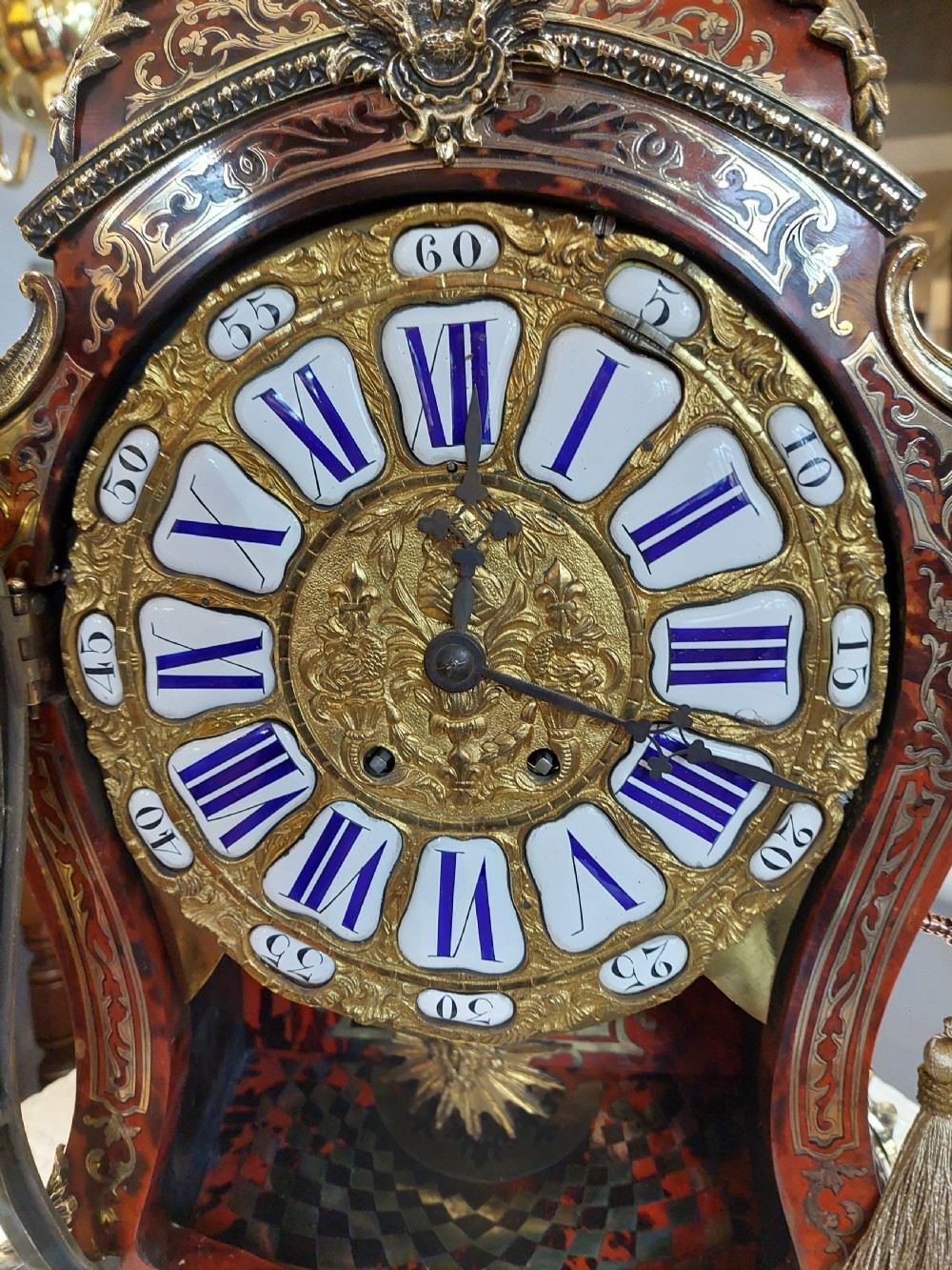 Superb Mid 19thC French Boulle Bracket Clock  View VIII