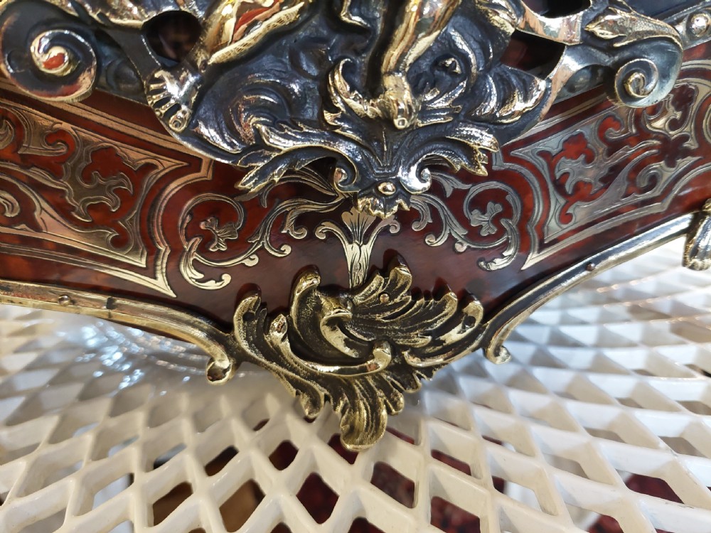 Superb Mid 19thC French Boulle Bracket Clock  View XII