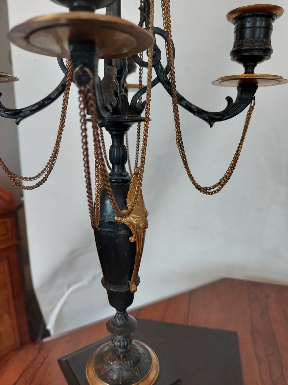 Victorian Mantle Clock Set View VIII