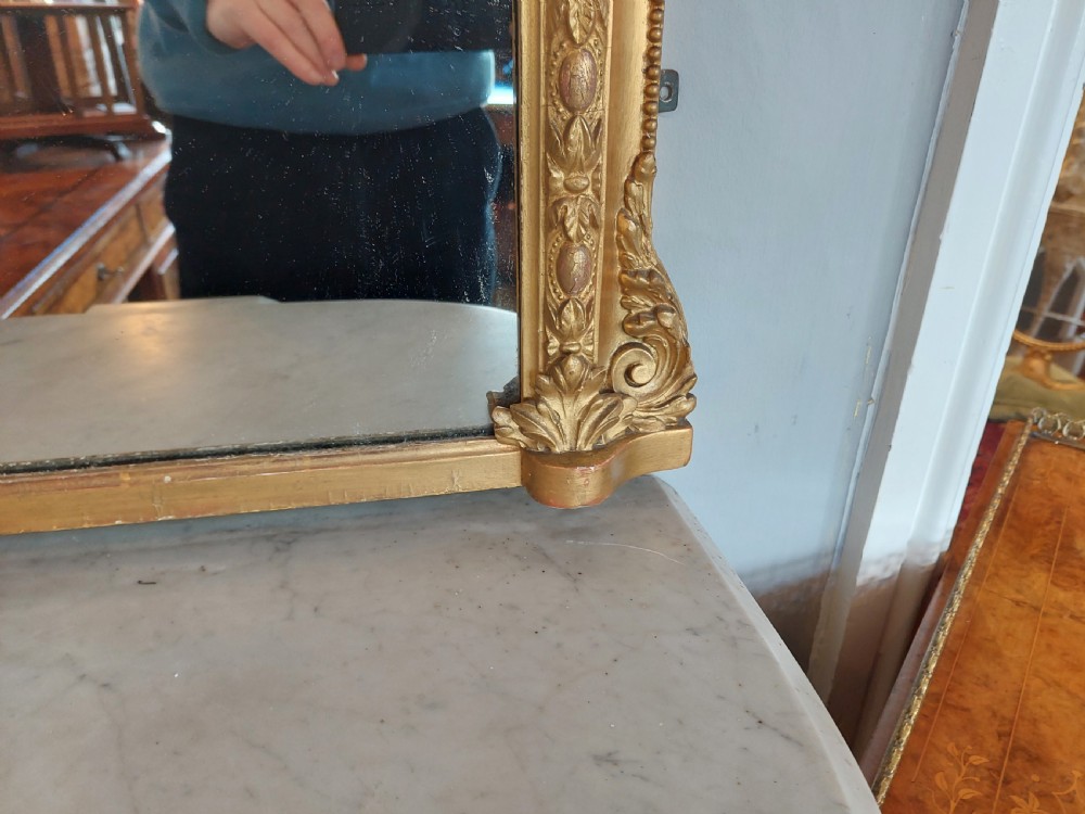 Victorian Giltwood Console and Mirror View VII