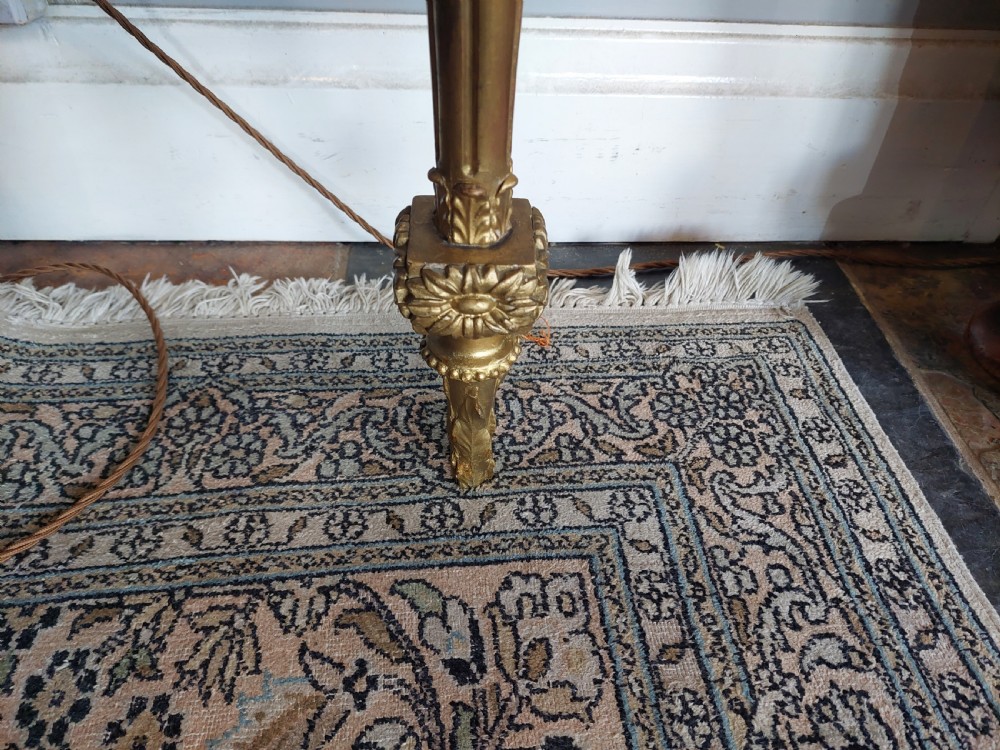 Victorian Giltwood Console and Mirror View IX