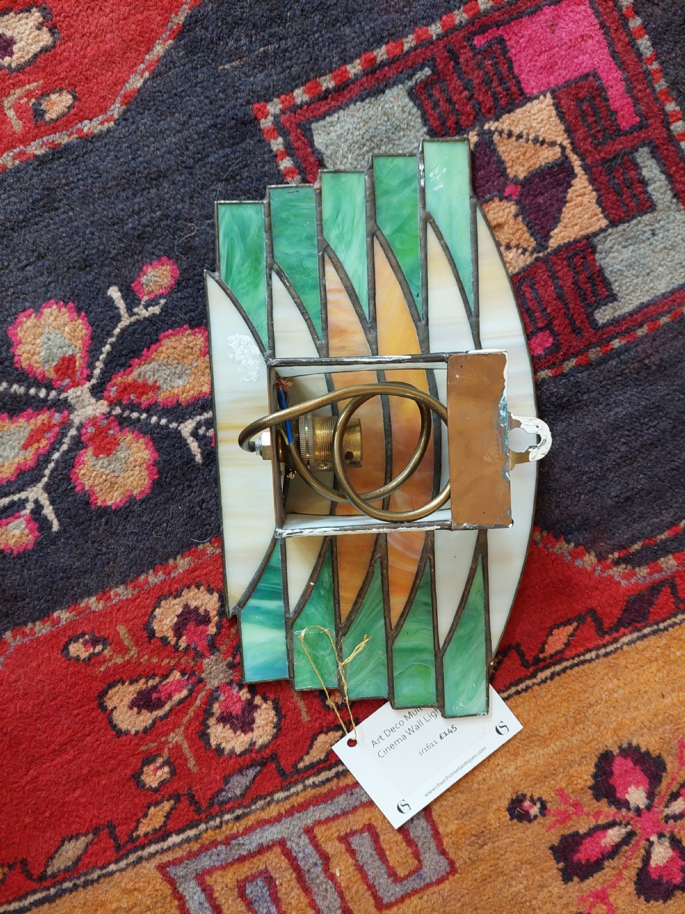 Art Deco Multi Coloured Cinema Wall Light View II