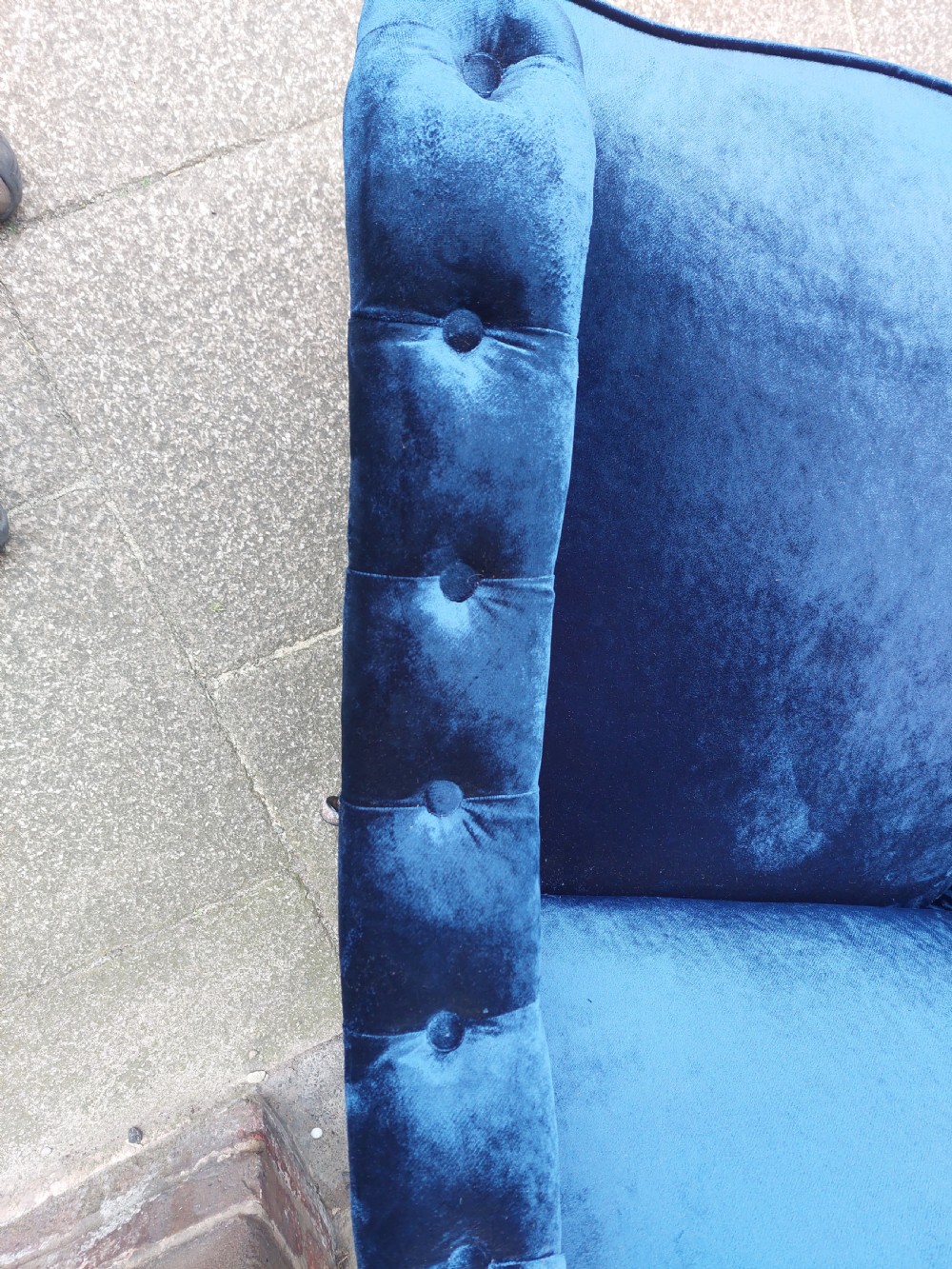 Pair of Victorian Upholstered Armchairs View II